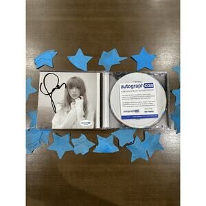 SIGNED Taylor Swift CD Autographed The Tortured Poets Department w/ COA SC79262